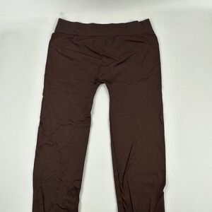 Say What Leggings Women Large Brown